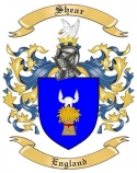 Shear Family Crest from England2
