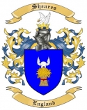 Sheares Family Crest from England2