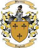 Sheares Family Crest from England