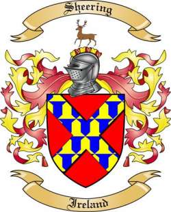 Sheering Family Crest from Ireland2