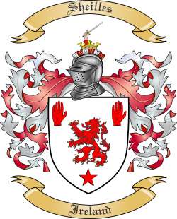 Sheilles Family Crest from Ireland