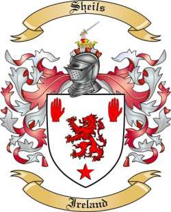 Sheils Family Crest from Ireland