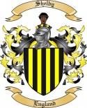 Shelby Family Crest from England