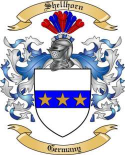Shellhorn Family Crest from Germany