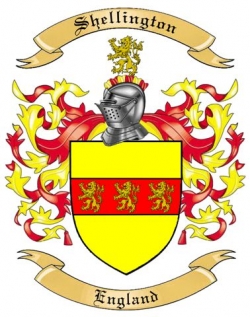 Shellington Family Crest from England