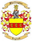 Shellington Family Crest from England