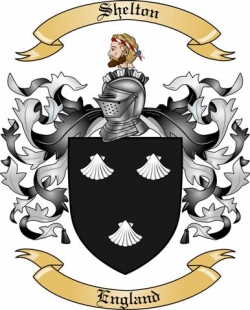 Shelton Family Crest from England