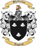 Shelverton Family Crest from England