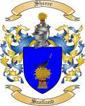 Sherer Family Crest from Scotland