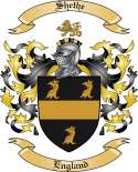 Shethe Family Crest from England