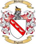 Shewall Family Crest from England2