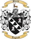 Shield Family Crest from England