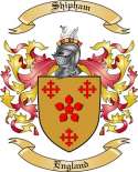 Shipham Family Crest from England