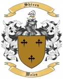 Shires Family Crest from Wales