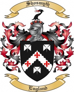 Shosmyth Family Crest from England