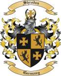 Shrodes Family Crest from Germany