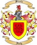 Sicola Family Crest from Italy