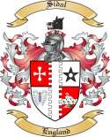 Sidal Family Crest from England