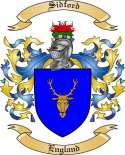 Sidford Family Crest from England