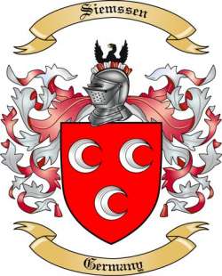 Siemssen Family Crest from Germany