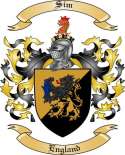 Sim Family Crest from England2