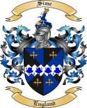 Sime Family Crest from England