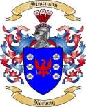Simenson Family Crest from Norway
