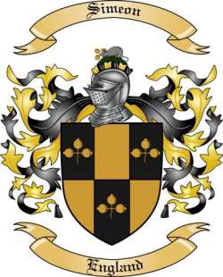 Simeon Family Crest from England
