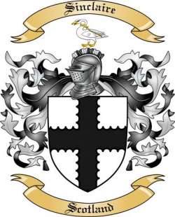 Sinclaire Family Crest from Scotland