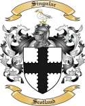 Singular Family Crest from Scotland
