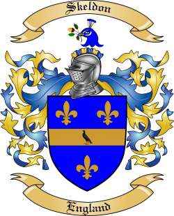 Skeldon Family Crest from England