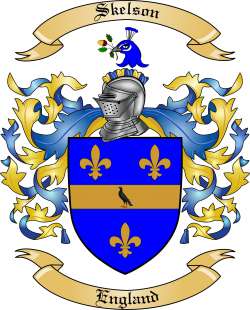 Skelson Family Crest from England