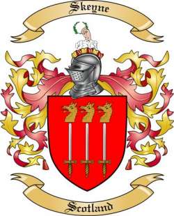 Skeyne Family Crest from Scotland