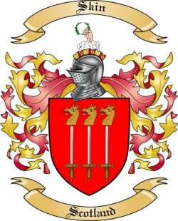 Skin Family Crest from Scotland