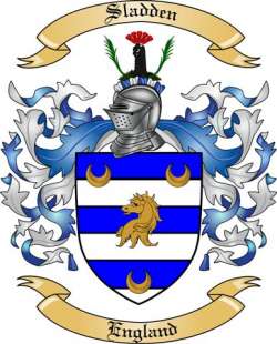 Sladden Family Crest from England
