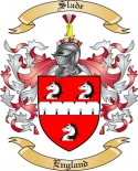 Slade Family Crest from England