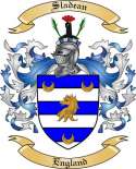 Sladean Family Crest from England