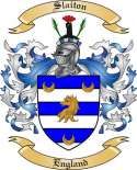 Slaiton Family Crest from England