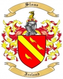 Slane Family Crest from Ireland
