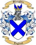 Slaughter Family Crest from England