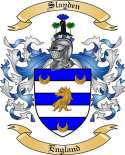Slayden Family Crest from England