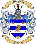 Sleighden Family Crest from England