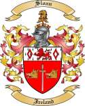 Sloan Family Crest from Ireland
