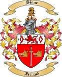 Slone Family Crest from Ireland