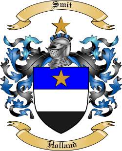 Smit Family Crest from Holland2