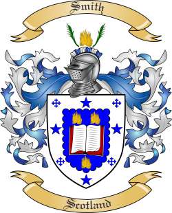 Smith Family Crest from Scotland