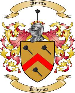 Smuts Family Crest from Belgium