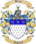 Snepe Family Crest from England