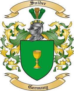 Snider Family Crest from Germany2