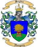 Snyder Family Crest from Hungary